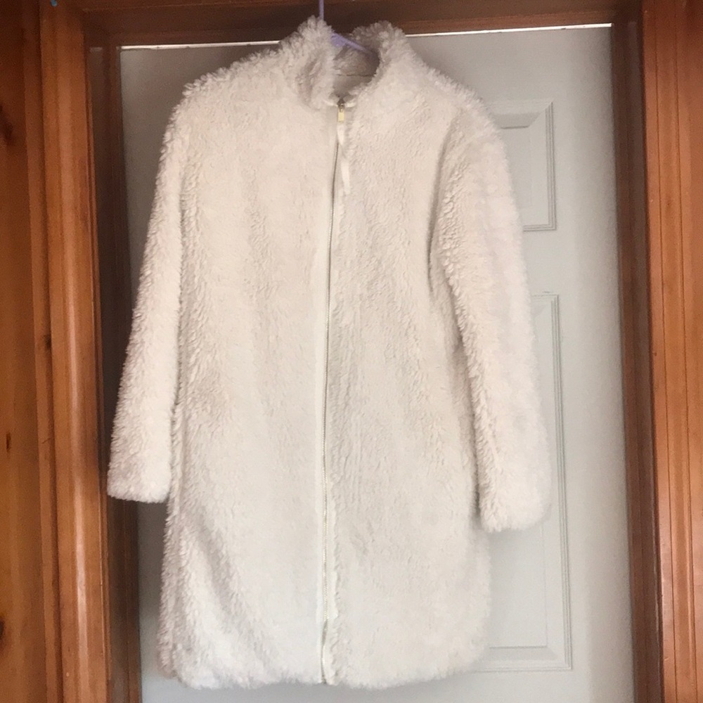 GAP long fuzzy coat.